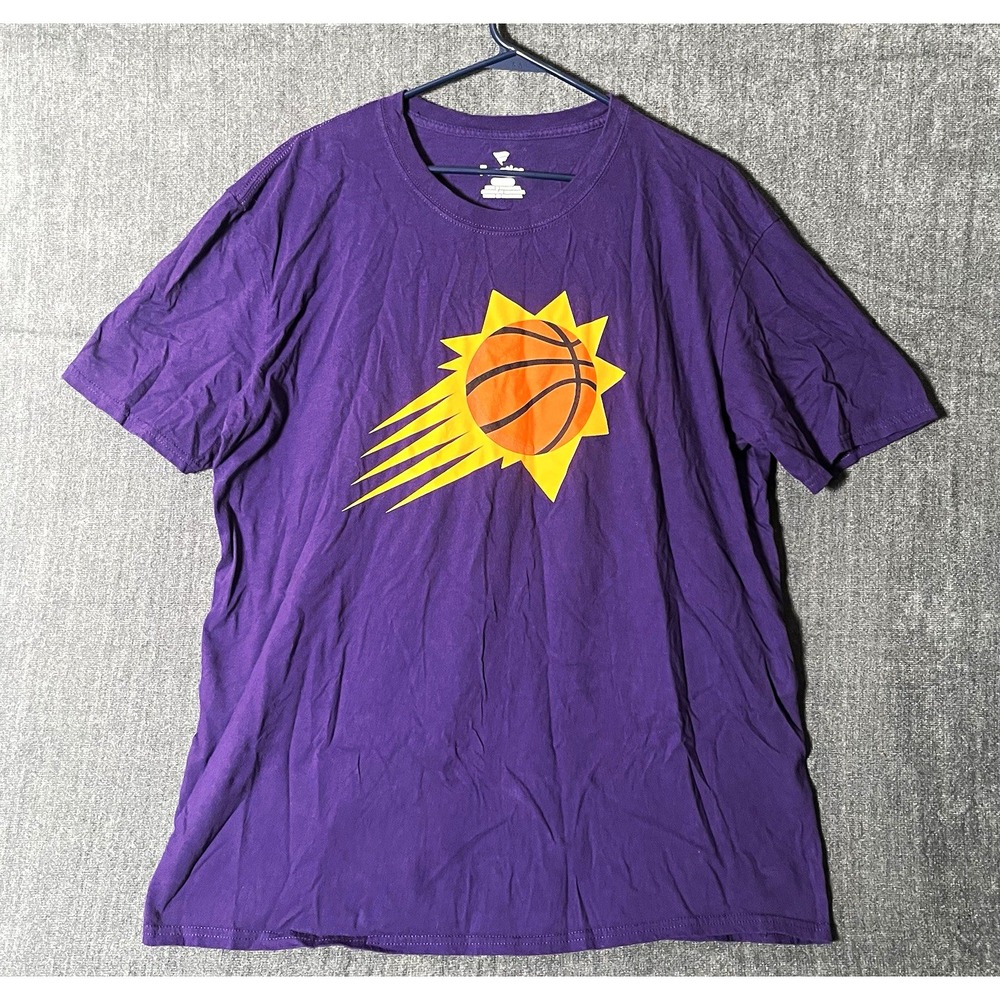 Fanatics Phoenix Suns NBA Basketball Purple Shirt T-Shirt Mens Size XL
